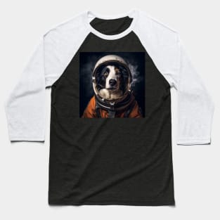 Astro Dog - Border Collie Baseball T-Shirt